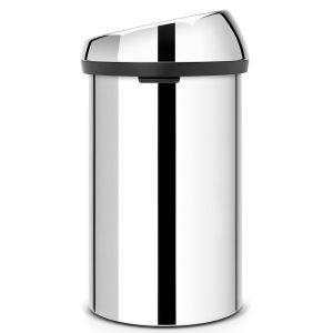 לויזון מרקט,פח טאץ 60 ליטר, מבריק Brabantia,