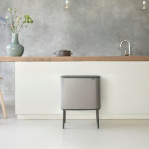 לויזון מרקט,BO פח טאץ 36 ליטר, פלטינום Brabantia,