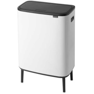 לויזון מרקט,BO פח טאץ 60 ליטר, לבן Brabantia,
