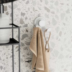 לויזון מרקט,מתלה מגבות FLEX ADHESIVE לבן אומברה UMBRA,