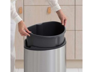 לויזון מרקט,פח טאץ אובלי 40 ליטר מט Brabantia FPP,