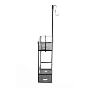 לויזון מרקט,מתלה לאמבטיה Cubiko שחור אומברה UMBRA,