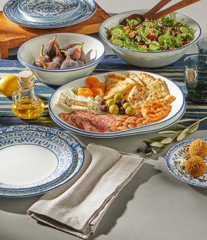 לויזון מרקט,צלחות מנה ראשונה 21.5 ס"מ. Portofino מארז 6 יחידות,