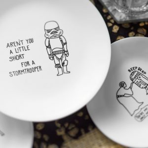 לויזון מרקט,צלחות Star Wars, מארז 8 צלחות עוגה,