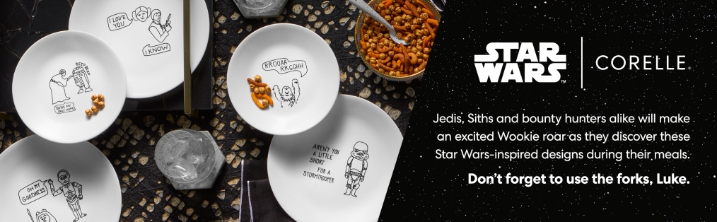 לויזון מרקט,צלחות Star Wars, מארז 8 צלחות מנה ראשונה, לויזון מרקט,צלחות Star Wars, מארז 8 צלחות מנה ראשונה,