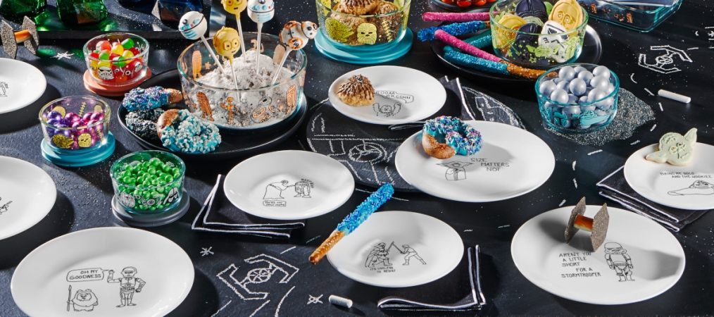 לויזון מרקט,צלחות Star Wars, מארז 8 צלחות עוגה,