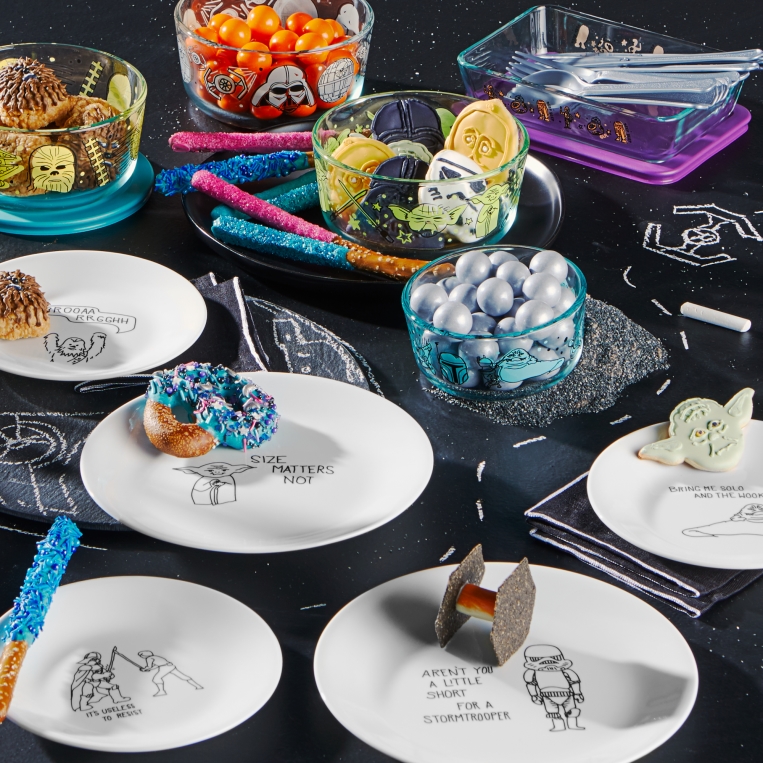 לויזון מרקט,צלחות Star Wars, מארז 8 צלחות מנה ראשונה, לויזון מרקט,צלחות Star Wars, מארז 8 צלחות מנה ראשונה,