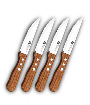 לויזון מרקט,מארז רביעיית סכיני סטייק MEAT LOVERS פוד אפיל,