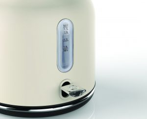 לויזון מרקט,קומקום חשמלי נירוסטה Westinghouse  קרם סדרת RETRO וסטינגהאוס WKWKH-148,