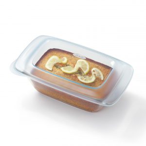 לויזון מרקט,תבנית זכוכית ללחם עם מכסה OXO,