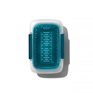לויזון מרקט,קופסת PREP&GO מלבנית עם מסננת 0.45 ליטר OXO,
