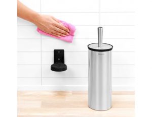 לויזון מרקט,מברשת אסלה מט כולל תלייה Brabantia,