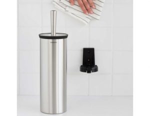 לויזון מרקט,מברשת אסלה מט כולל תלייה Brabantia,