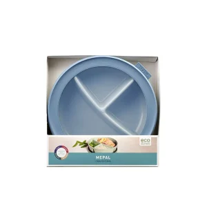 לויזון מרקט,קופסת אוכל מחולקת Bento עגולה תכלת  ROSTI MEPAL,32