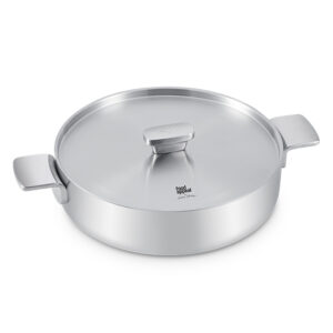 לויזון מרקט,סוטז' 28 ס"מ יציקת נירוסטה 3PLY מכסה נירוסטה ENIGMA פוד אפיל Food Appeal,91