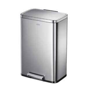 לויזון מרקט,פח אשפה מרובע 30 ליטר MADISON נירוסטה מוברשת מבית EKO,