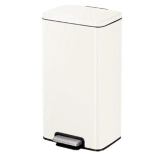 לויזון מרקט,פח אשפה מרובע 30 ליטר MADISON לבן מט מבית EKO,
