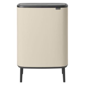 לויזון מרקט,BO פח טאץ 60 ליטר, בז׳ עדין Brabantia,