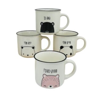 לויזון מרקט,מאג דמויות עם כיתוב 355 מ"ל,