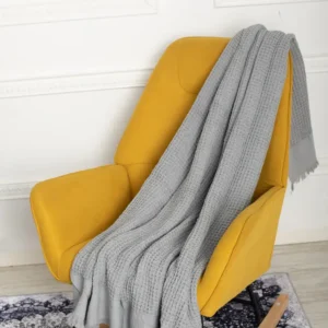 לויזון מרקט,שמיכה פיקה אפור בהיר,