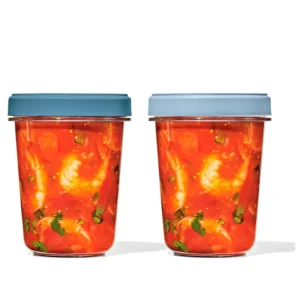 לויזון מרקט,סט 2 קופסאות אחסון מזון בנפח 950 מ”ל סדרת TWIST & STACK מבית OXO,104