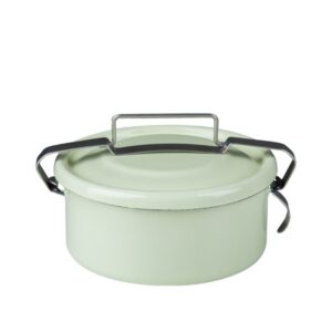 לויזון מרקט,סיר קטן אמייל TO GO עם מכסה הרמטי 750 מ"ל ירוק RIESS,