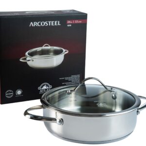 לויזון מרקט,סוטז' נירוסטה 24 ס"מ 3.1 ליטר Arcosteel,