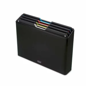 לויזון מרקט,סט 4 קרשי חיתוך FOLIO שחור JOSEPH JOSEPH,