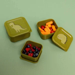 לויזון מרקט,סט 3 קופסאות אוכל - דינוזאור,