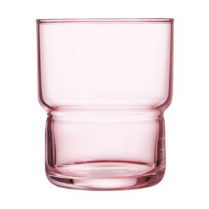 לויזון מרקט,מארז 6 כוסות לוג ורוד 300 מ"ל נערמת,