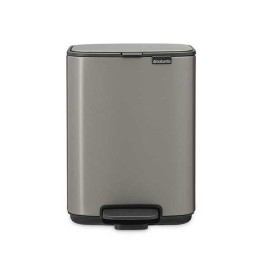 לויזון מרקט,פח לשירותים BO פדל 4 ליטר, פלטינום Brabantia, לויזון מרקט,פח לשירותים BO פדל 4 ליטר, פלטינום Brabantia,