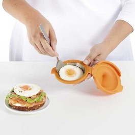 לויזון מרקט,כלי להכנת ביצה עלומה בסיר נירוסטה וסיליקון Lekue,