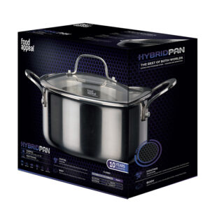 לויזון מרקט,סיר 24 ס"מ, 4.7 ליטר מסדרת HYBRID PAN פוד אפיל FOOD APPEAL,