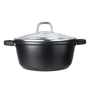 לויזון מרקט,סיר 26 ס"מ , 4.3 ליטר MARBLE CLASS שחור פוד אפיל FOOD APPEAL,