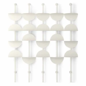 לויזון מרקט,מדפי קיר SOLIS לבן,