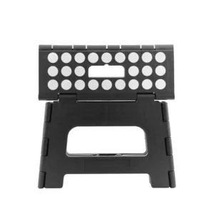 לויזון מרקט,שרפרף נמוך מתקפל שחור Kikkerland,